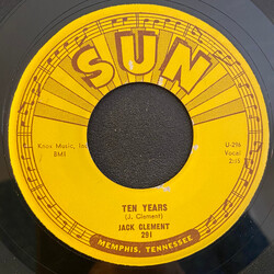 Jack Clement Ten Years USED VINYL 7INCH 45 RPM MONO