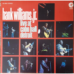 Hank Williams Jr. Live At Cobo Hall Detroit Vinyl LP USED