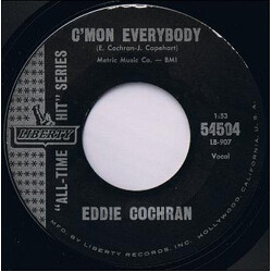 Eddie Cochran C'mon Everybody / Somethin' Else USED VINYL 7INCH 45 RPM SINGLE