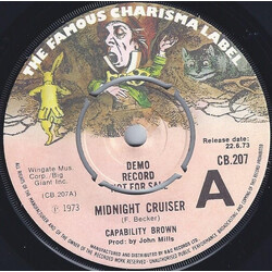 Capability Brown Midnight Cruiser USED VINYL 7INCH SINGLE PROMO