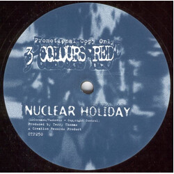 3 Colours Red Nuclear Holiday USED VINYL 12INCH 45 RPM SINGLE SIDED SINGLE PROMO