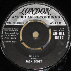 Jack Scott Midgie USED VINYL 7INCH 45 RPM SINGLE