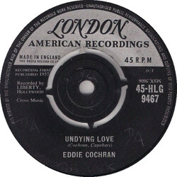 Eddie Cochran Undying Love / Stockin's 'N' Shoes USED VINYL 7INCH 45 RPM SINGLE
