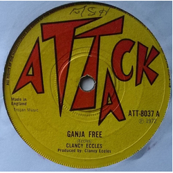 Clancy Eccles Ganja Free Vinyl 7" USED