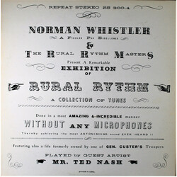 Norman Whistler / The Rural Rythm Masters / Ted Nash (2) Rural Rythm Vinyl LP USED