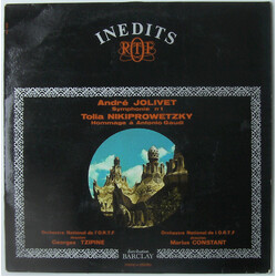 André Jolivet / Tolia Nikiprowetzky / Orchestre National De France / Georges Tzipine / Marius Constant Symphonie N°1 / Hommage À Antonio Gaudi Vinyl L