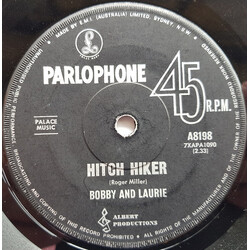 Bobby And Laurie Hitch Hiker USED VINYL 7INCH 45 RPM SINGLE