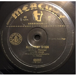 Patti Page Allegheny Moon / The Strangest Romance USED VINYL 7INCH SINGLE MONO