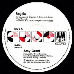 Amy Grant Angels / It's Not A Song USED VINYL 7INCH 45 RPM SINGLE