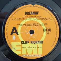Cliff Richard Dreamin' USED VINYL 7INCH 45 RPM SINGLE