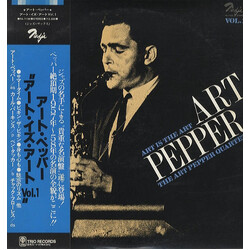Art Pepper Quartet Art Is The Art Vol. 1 Vinyl LP USED
