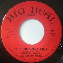 Anthony Butler & The Invaders The Chocking Kind USED VINYL 7INCH 45 RPM MISPRINT
