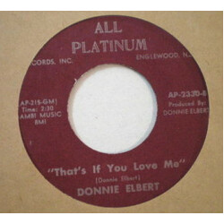 Donnie Elbert Where Did Our Love Go USED VINYL 7INCH 45 RPM