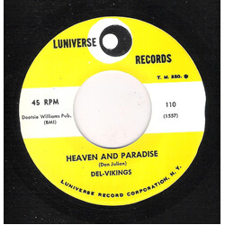 The Dell-Vikings Heaven And Paradise / Your USED VINYL 7INCH 45 RPM SINGLE