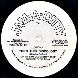 Cirt Gill And The Jam-A-Ditty Band / Kevan Tynes Turn This Disco Out USED VINYL 12INCH 33 S RPM