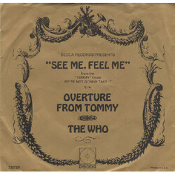 The Who See Me, Feel Me USED VINYL 7INCH 45 RPM SINGLE