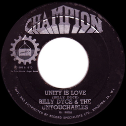 Billy Dice / Untouchables (2) / Charlie Ace / Carifta All-Stars Unity Is Love / Harder They Come Vinyl 7" USED