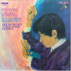 Pyotr Ilyich Tchaikovsky / Modest Mussorgsky / Seiji Ozawa / The Chicago Symphony Orchestra Symphony No. 5 / A Night On Bare Mountain Vinyl LP USED