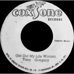 Tony Gregory / The Soul Brothers Get Out My Life Woman / Sugar Cane USED VINYL 7INCH 45 RPM SINGLE REPRESS