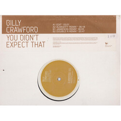 Billy Crawford You Didn't Expect That USED VINYL 12INCH 33 S RPM PROMO