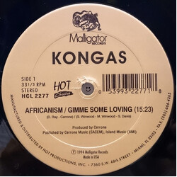 Kongas / Don Ray Africanism / Gimme Some Loving / Garden Of Love USED VINYL 12INCH 33 S RPM