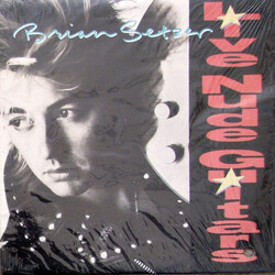 Brian Setzer Live Nude Guitars Vinyl LP USED