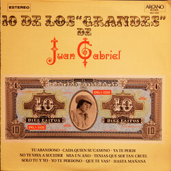 Juan Gabriel 10 De Los Grandes De Juan Gabriel Vinyl LP USED