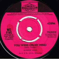We Five You Were On My Mind / Small World USED VINYL 7INCH 45 RPM