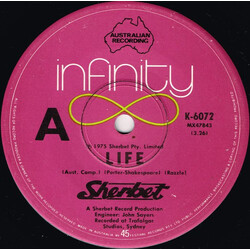 Sherbet Life USED VINYL 7INCH SINGLE 45 RPM