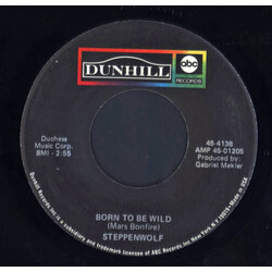 Steppenwolf Born To Be Wild USED VINYL 7INCH 45 RPM SINGLE REISSUE REPRESS