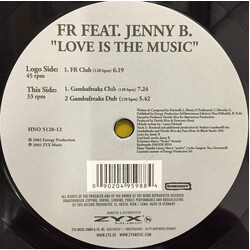 Francesco Rossi / Jenny B. Love Is The Music USED VINYL 12INCH