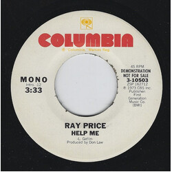 Ray Price Help Me USED VINYL 7INCH 45 RPM PROMO STEREO MONO
