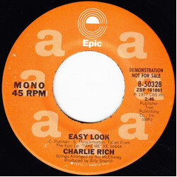 Charlie Rich Easy Look USED VINYL 7INCH 45 RPM SINGLE PROMO STEREO MONO