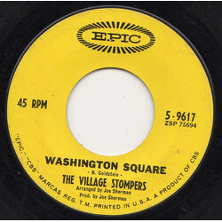 The Village Stompers Washington Square USED VINYL 7INCH 45 RPM SINGLE STYRENE