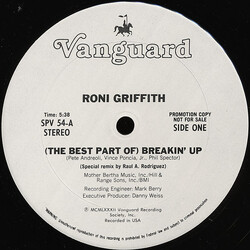 Roni Griffith (The Best Part Of) Breakin' Up / Voodoo Man / Spys VINYL 12" USED