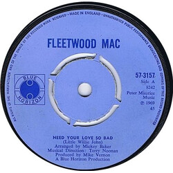 Fleetwood Mac Need Your Love So Bad USED VINYL 7INCH 45 RPM SINGLE REISSUE