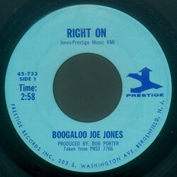 Ivan 'Boogaloo' Joe Jones Right On / Someday We'll Be Together USED VINYL 7INCH 45 RPM