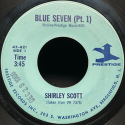 Shirley Scott Blue Seven USED VINYL 7INCH 45 RPM SINGLE