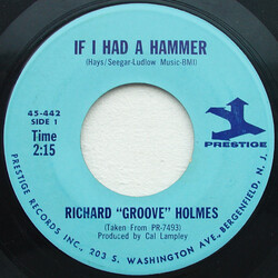 Richard "Groove" Holmes If I Had A Hammer / 1-2-3 USED VINYL 7INCH 45 RPM