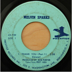 Melvin Sparks Thank You USED VINYL 7INCH 45 RPM