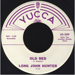 Long John Hunter / The Leather Boogie Band Old Red / It's Your Thing USED VINYL 7INCH 45 RPM SINGLE