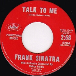 Frank Sinatra Talk To Me Vinyl 7" USED