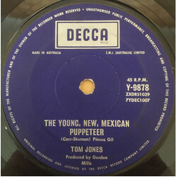 Tom Jones The Young New Mexican Puppeteer / All That I Need Is Some Time USED VINYL 7INCH 45 RPM SINGLE