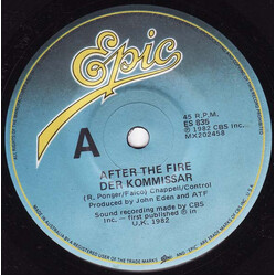 After The Fire Der Kommissar USED VINYL 7INCH SINGLE 45 RPM