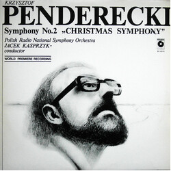 Krzysztof Penderecki / Wielka Orkiestra Symfoniczna Polskiego Radia I Telewizji / Jacek Kaspszyk Symphony No. 2 "Christmas Symphony" Vinyl LP USED