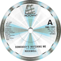 Rockwell Somebody's Watching Me USED VINYL 7INCH 45 RPM SINGLE