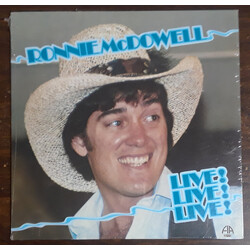 Ronnie McDowell Live! Live! Live! Vinyl LP USED
