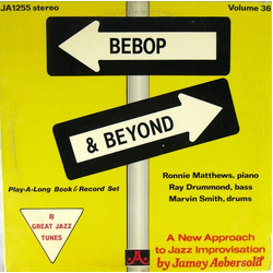 Jamey Aebersold / Ronnie Mathews / Ray Drummond / Marvin "Smitty" Smith Bebop & Beyond (Volume 36) Vinyl LP USED