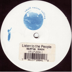 Martha Wash Listen To The People USED VINYL 12INCH WHITE LABEL