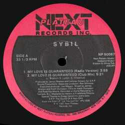 Sybil My Love Is Guaranteed USED VINYL 12INCH 33 S RPM